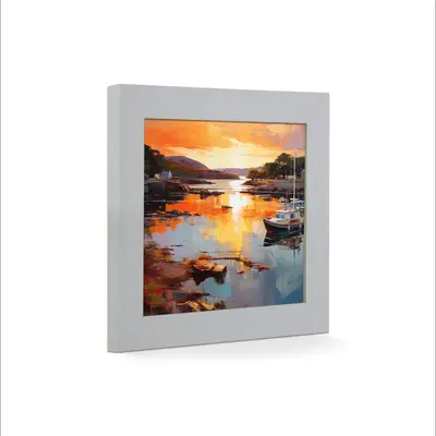 Modern Photo Frame Light Grey 30x30cm | Simple & Elegant Display Style